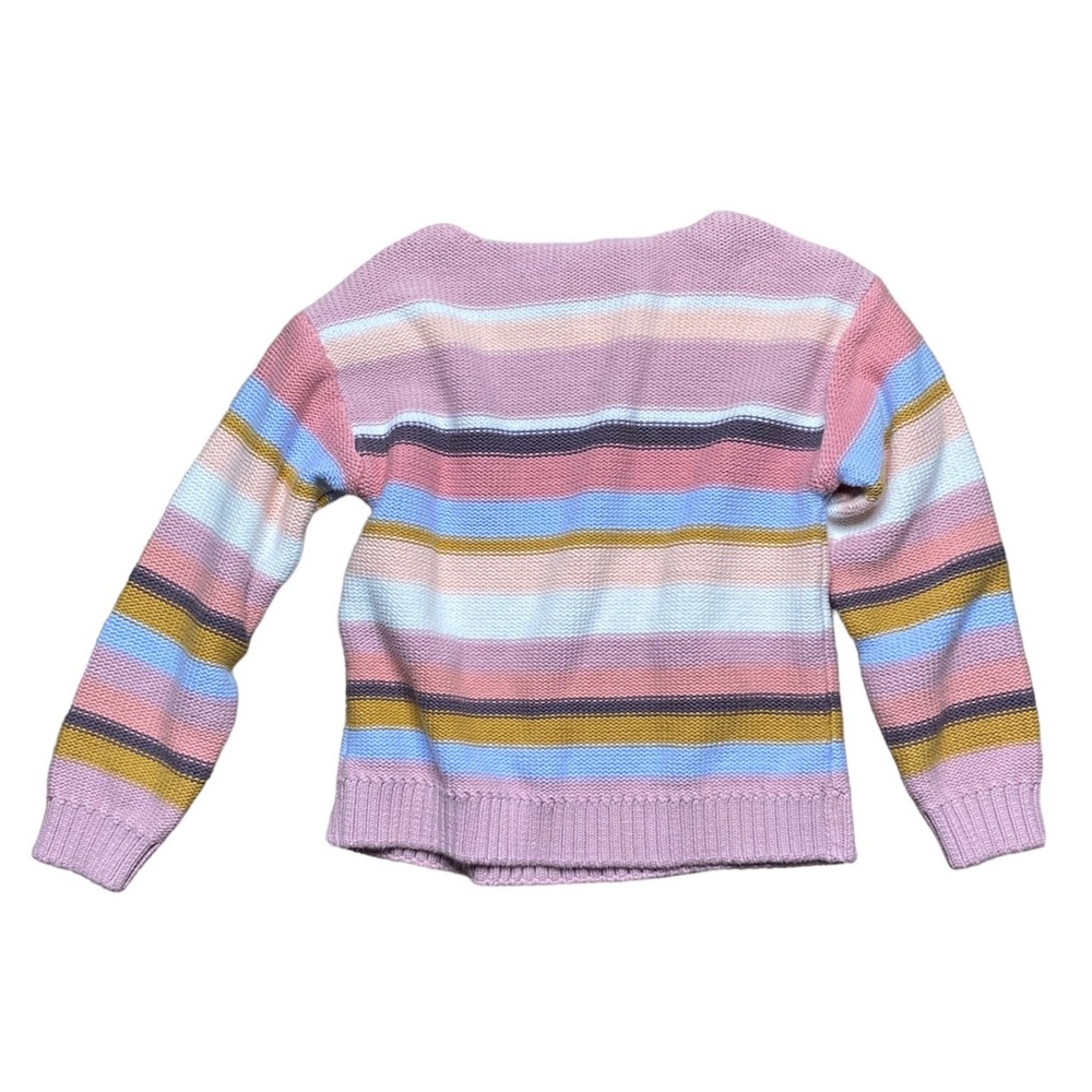 OshKosh Bgosh Girls Striped Pink Sweater